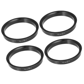 A ABSOPRO Car Hubcentric Rings 72.6mm to 65.1mm Plastic (Set of 4)