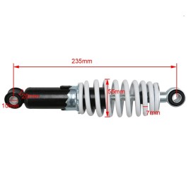 Unbranded 235mm Rear Shock Suspension Absorber for 50cc 70cc 110cc Dirt Pit Bikes ATV Quad