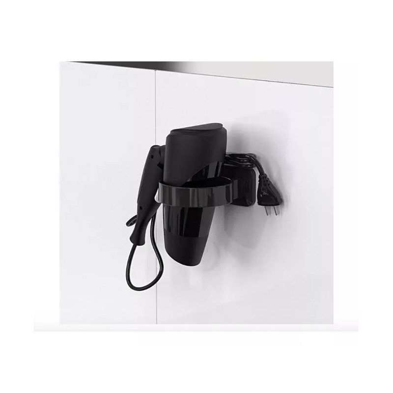 RAIKEDR Soporte Para Sacador De Cabello Plástico/cromado Raikedr Color Gray