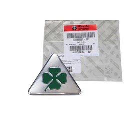GENUINE ALFA ROMEO GIULIETTA Emblem Right Side Shamrock Quadrifoglio 2010 OE 1/50522051