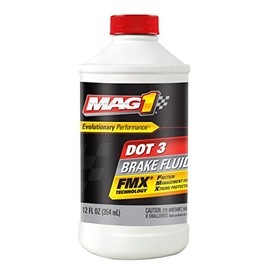 Mag 1 00122 DOT3 Brake Fluid - 12 Ounces (Pack of 12)