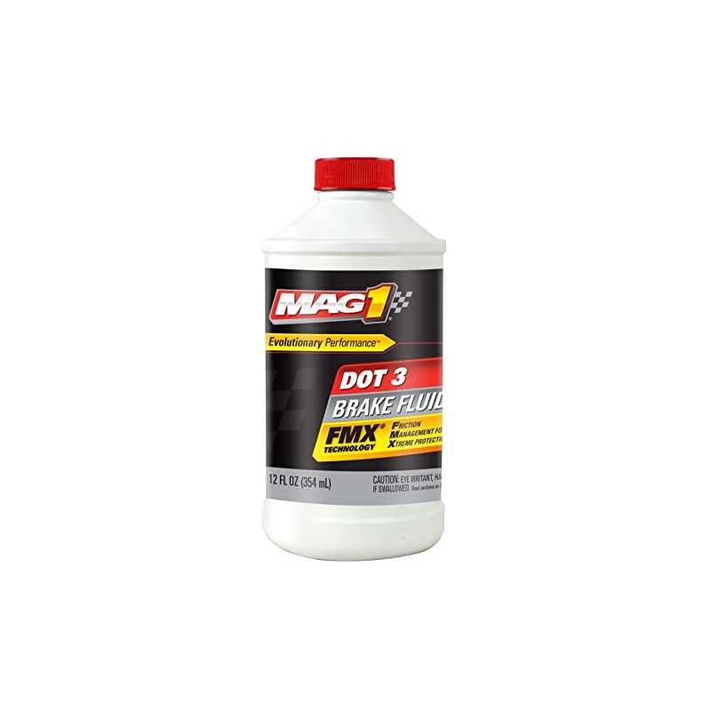 Mag 1 00122 DOT3 Brake Fluid - 12 Ounces (Pack