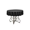 By Florida Tablecloth Restaurant Line Round 45" Polyester (Black)