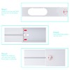 Portable AC Window Kit with Exhaust Hose, Air Conditioners Kits