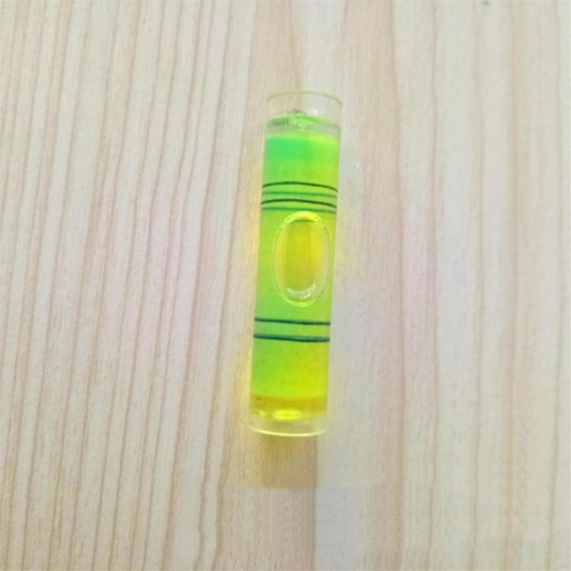 YMGBHNKJLS 8 Pieces Mini Cylindrical Level Small Horizontal Bubble Levels