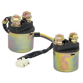 2pcs Starter Solenoid Relay Compatible for Honda TRX90 TRX300 TRX350 TRX400 TRX420 TRX450 TRX450ES TRX500 TRX650 TRX680 Fourtrax Rancher Foreman 35850-HM7-000