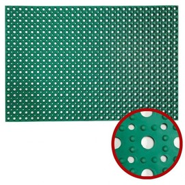 Entrance raw rubber coin mat (green 60x90) entrance mat release mat