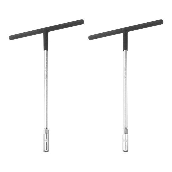 HARFINGTON 2pcs T-Handle Metric Socket Wrench 19mm CR-V 6-Point Hex