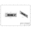 BuildingSigns.com FIRE Hose Sign-FACP Sign -Two-Sided/Dou