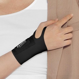 FZIMA SlimFit Daily Wrist Support Brace – Lightweight Breathable Compression Sleeve for Comfortable Everyday Wear – Adjustable & Discreet (Slim Profile, 1 Pair)
