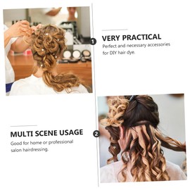 FRCOLOR Plastic Shaker Cup Hair Dye Mixing Bowl DIY Coloring Tool Essential Hair Dye Bowl for Salon Random Color