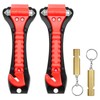 zgpzlhd 2 pack Car Window Breaker, Car Emergency Hammer Seat