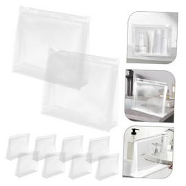 CIYODO 10pcs Travel Makeup Bags Transparent Toiletry Organizers for Efficient Storage for Wet Dry Separation for Travel Essentials and Bathroom Organization