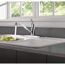 Peerless Single-Handle Kitchen Sink Faucet, Chrome P110LF