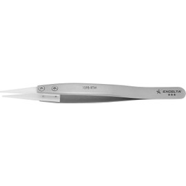 Excelta - 159B-RTW - Tweezers - Replaceable Tip - Straight -Three Star - Acetal Tips, 0.06" Height, 0.36799999999999999" Wide, 1.5" Length