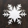 Snowflakes Place Cards,Christmas Place Cards Holiday Snowflake Blank Table Setting
