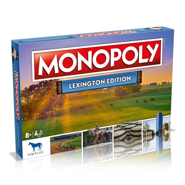 Lexington Monopoly Family Board Game, for 2 to 6 Players, Adults and Kids Ages 8 and up, Buy, Sell and Trade Your Way to Success