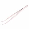 10 set tweezers hook type large 10x155mm (W21A80B) / set 핀셋 후크형 대 10x155mm 10개 (W21A80B)