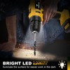 20V Cordless Drill/Driver, Electric Screwdriver - 2 Batteries, 45Nm, 2