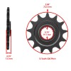 Honda Gold O-Ring Drive Chain & Sprocket Kit for Honda