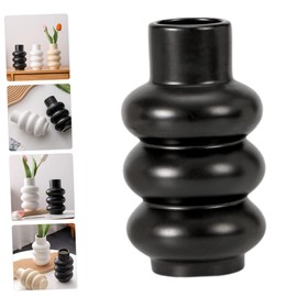 Totority Modern Ceramic Flower Vase Nordic Minimalist Style Decorative Pot for Dried Flowers Decor Accent for Weddings Housewarming and Special Occasions