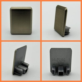 Nobilia 2 x End Cap for 16 mm Cheek Shoe Width 20 mm End Cap Wellmann Burger Design Format Kitchen Cleats Cheek 16 mm