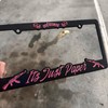 “Its Just Paper” License Plate Covers:_Pink