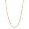 Kooljewelry 14k Yellow Gold Filled 3.2 mm High Polish Miami Cuban Curb Chain Necklace