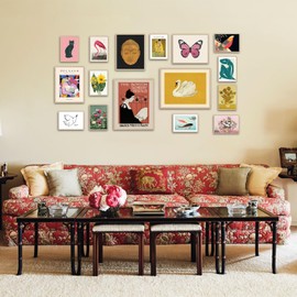 Elegend Maximalist Decor - Eclectic Decor, Eclectic Wall Decor, Colorful Eclectic Home Decor, Pink Yellow Eclectic Decor, Colorful Art, Painting Japanese Contemporary Art Museum Gallery…