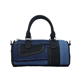 Arkefi Shoulder Bags for Women Denim Purse Patchwork Crossbody Evening Handbag Clutch