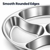 Stainless Steel Multi-Grid Plate Divider for Hot Pot & Food
