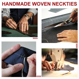 URAQT Men's Ties, Satin Elegant Tie 8 cm for Men, Classic Wedding Tie for Office or Festive Events (Royal Blue), royal