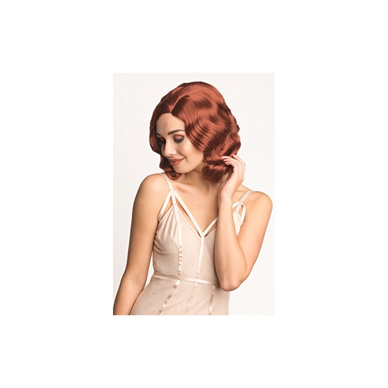 Annabelle's Wigs A 1940'S Style, Copper Red, Wavy Wig: Banbury