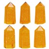 dssmboom 2 Pack Healing Crystal Rods Hexagonal Crystal Tip for