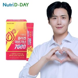뉴트리디데이 더블업 콜라겐 초고함량 아르기닌 7000 1박스 15포 NutriDay Double Up Collagen High Concentration Arginine 7000 Box of 15 Sachets