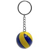 AUTOZOCO Colourful Plastic Volleyball Keyring, Colourful