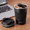 GEMFUL Thermal Travel Hot Drinks 2 Pack Coffee Cup Spill
