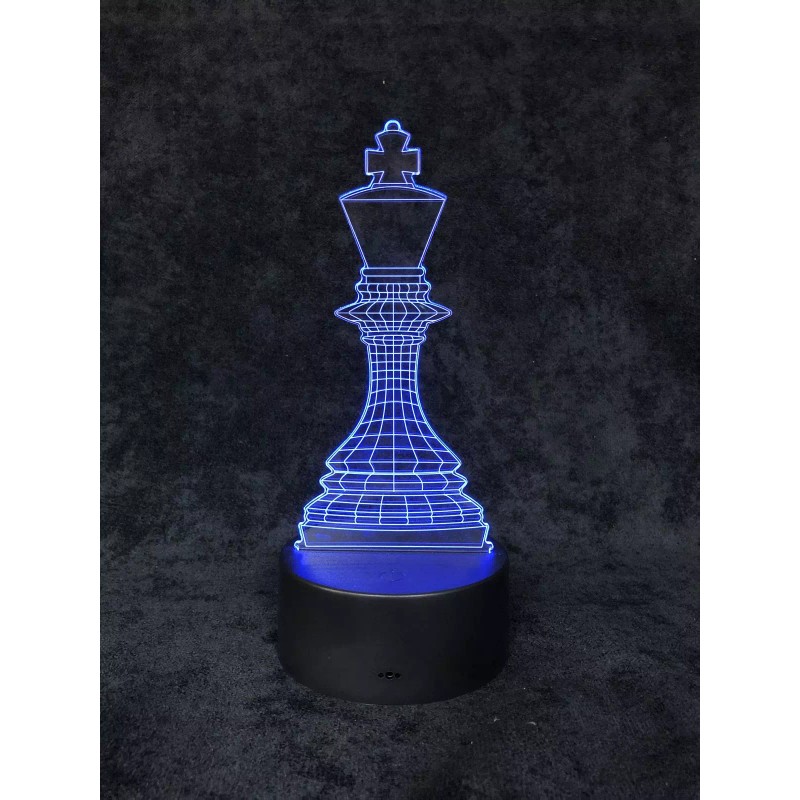 Rook-N-Pawn Chess Night Light The King