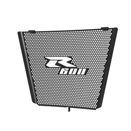 YUANQIAN Motorcycle Radiator Grille Guard Cover Compatible With GSXR 600 2006-2024 GSX R 600 2006-2024-Black