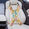 Kids X-Shaped Car Seat Pillow Children Car Travel Pillow Soft