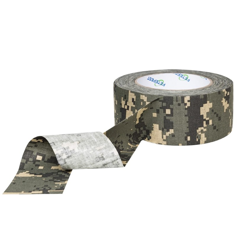 Fetefest Camouflage Tape, 2" by 30 Yards Real Premium Camo