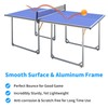 Donext 6ft Mid-Size Table Tennis Table Foldable & Portable Ping