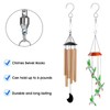 Qianyu 12 Pack Wind Spinner Swivel Hooks Clips for Hanging