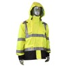 Radians RW32-3Z1Y-L Heavy Duty Rip Stop Waterproof Rain Jacket, Large