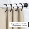 30pcs Gazebo Curtain Hooks,Weather Resistant Gazebo Curtain Hooks Durable C-Shaped