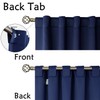 BGment Rod Pocket and Back Tab Blackout Curtains for Bedroom