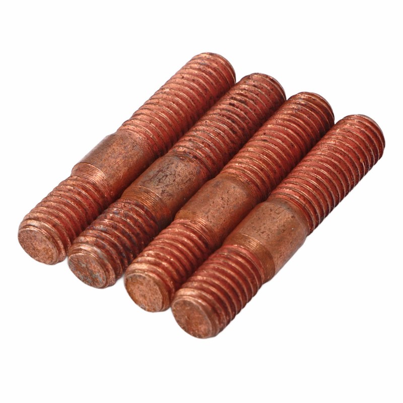 8 Pcs M8 1.25 Threaded Turbo Studs Kit 8mm Metal