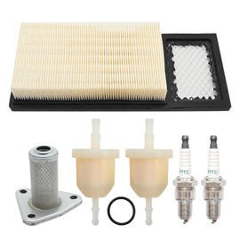 Anxingo 72368G01 Fuel Filter Spark Plug Kit, Replacement for EZGO TXT 1996-2005 4-Cycle Gas Vehicles Replacement for Robins 295/350cc 4 Cycle Motor 1991-2008, Replaces 26591G01 72084-G01