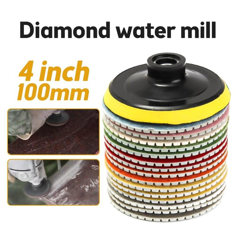 8PCS 인치 키트 100MM 콘크리트 다이아몬드 사용 디스크 세트에 석재