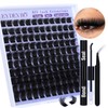 EYDEVRO Fluffy Cluster Lashes Kit D Curl Individual Lashes Thick